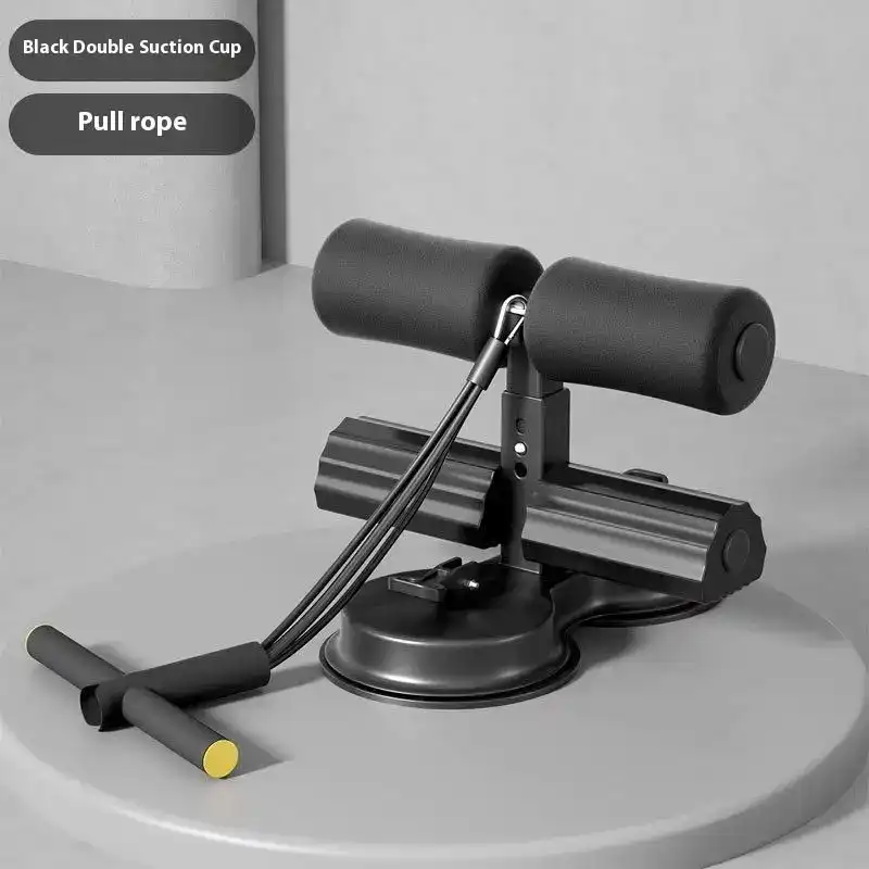 Double Suction Sit Up Bar with Rope Assist