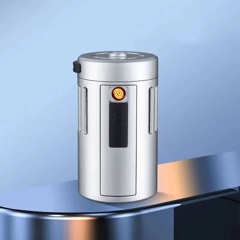 Multi-functional Portable Usb Cigarette Lighter with Ashtray