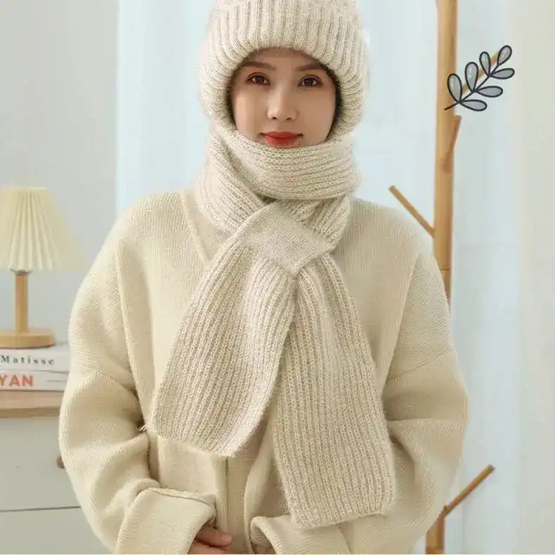Winter Protection Windproof Cap with Scarf 3