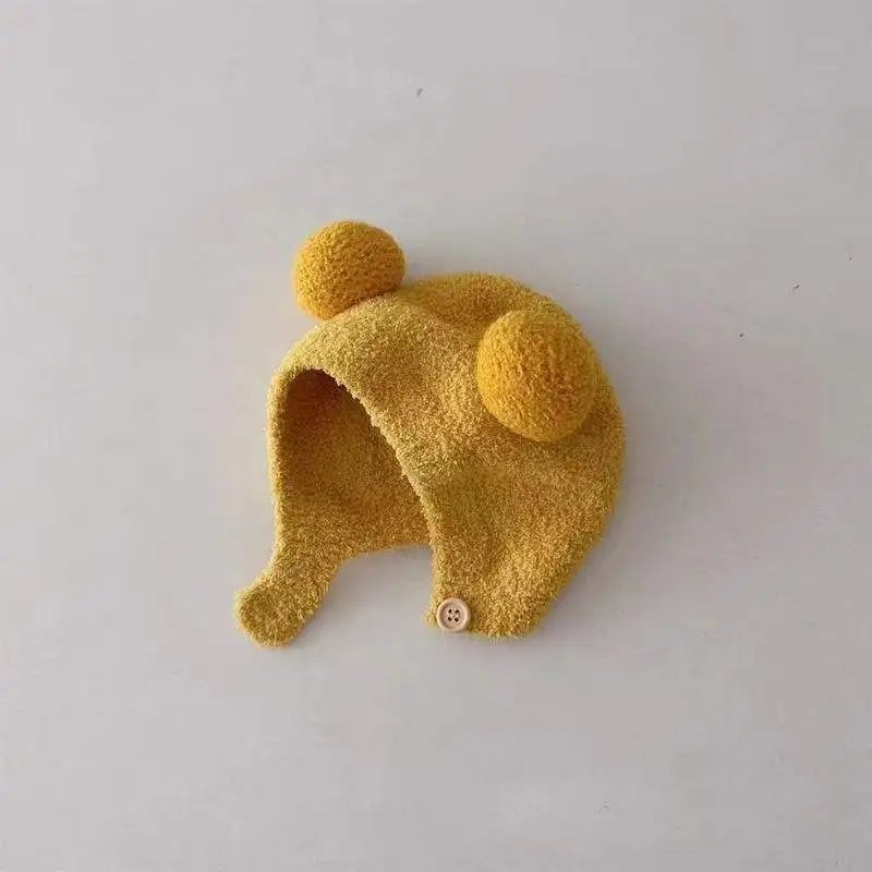 Winter Warm Baby Hat [Yellow]
